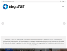 Tablet Screenshot of integralnet.com.ar